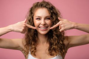 a patient with braces 